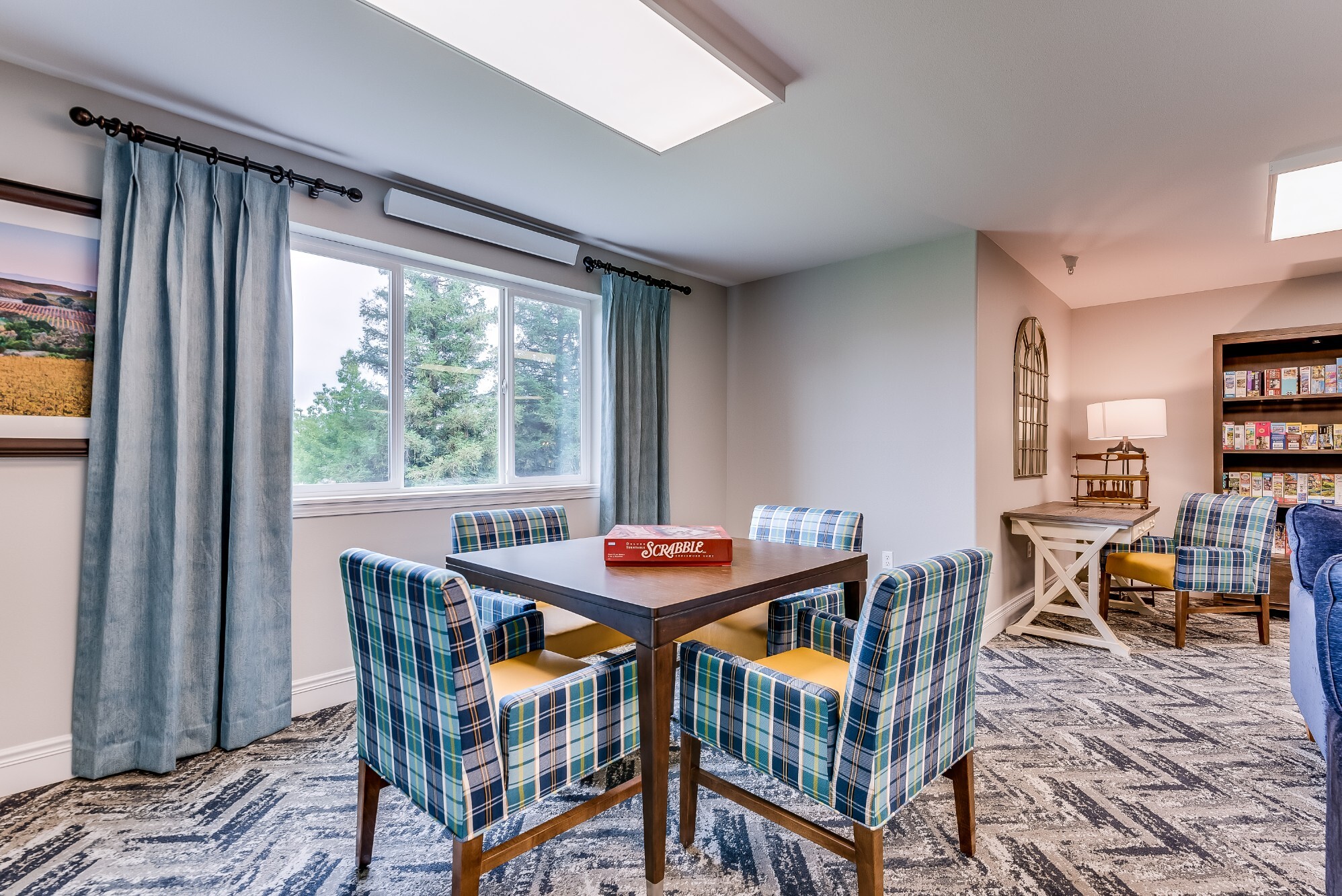 Activity room, game table